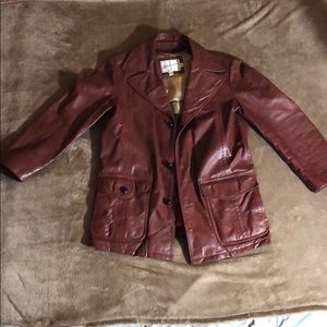 Kingsmark vintage leather jacket size 38 reg